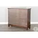 Maple Haze Dark Brown Wood 4 Glass Door 42" Bookcase