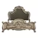 Dresden Vintage Bone White and Gray Upholstered Panel Bedroom Set
