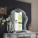 Dresden Vintage Bone White Arched Dresser Mirror