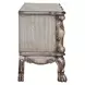 Dresden Vintage Bone White and Gray Upholstered Panel Bedroom Set
