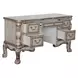 Dresden Vintage Bone White and Gray Upholstered Panel Bedroom Set
