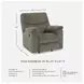 Alphons Putty Recliner