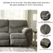 Alphons Putty 93" Reclining Sofa