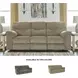 Alphons Briar 93" Reclining Sofa