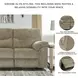 Alphons Briar 93" Reclining Sofa