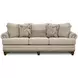 Carys Doe Beige 96" Sofa with Nailhead Trim