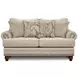 Carys Doe Beige 78" Loveseat with Nailhead Trim