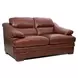 Tatum Brown Leather Living Room Set