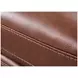 Tatum Brown Leather Upholstered Accent Chair