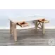 Autumn Echo Light Gray 58" Writing Desk with USB Port