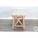 Autumn Echo Light Gray 58" Writing Desk with USB Port