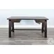 Ember Grace Dark Brown 58" Writing Desk with USB Port