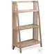 Willow Nest Natural Mahogany Wood 48" Folding Bookcase
