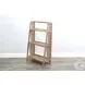 Willow Nest Natural Mahogany Wood 48" Folding Bookcase