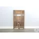 Willow Nest Natural Mahogany Wood 48" Folding Bookcase