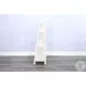 Ember Grace White Mahogany Wood 48" Folding Bookcase