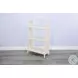 Ember Grace White Mahogany Wood 48" Folding Bookcase