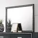 Haiden Weathered Black Rectangular Dresser Mirror