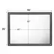 Haiden Weathered Black Rectangular Dresser Mirror