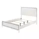 Haiden White Panel Bedroom Set with LED