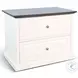 Maple Haze White 2 Drawer File Cabinet