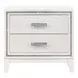 Haiden White 2 Drawer Nightstand