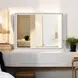 Haiden White Rectangular Dresser Mirror