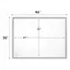 Haiden White Rectangular Dresser Mirror