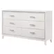 Haiden White 6 Drawer Dresser