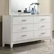 Haiden White 6 Drawer Dresser