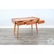 Maple Haze Medium Brown 48" Mid Century 3 Drawer Desk