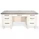 Legacy Loft White 66" Desk with 7 Drawers