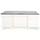 Legacy Loft White 66" Desk with 7 Drawers