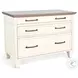 Cozy Luxe White Lateral 3 Drawer File Cabinet