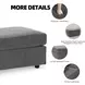 Stairatt Gravel Ottoman
