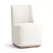 Melissa Cream Performance Fabric Upholstered Dining Chair