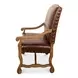 Italian Brown 45" Leather Settee