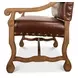 Italian Brown 45" Leather Settee