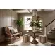 Italian Brown 45" Leather Settee