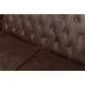 Brooks Brown Tufted 2 Seat 54" Sofa