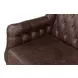 Brooks Brown Tufted 2 Seat 54" Sofa