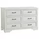 Foundry White Dove 6 Drawer Dresser