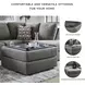 O'Phannon Putty Ottoman With Storage
