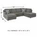 O'Phannon Putty 2-Piece RAF Sectional with Chaise