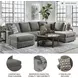O'Phannon Putty 2-Piece RAF Sectional with Chaise