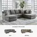O'Phannon Putty 2-Piece RAF Sectional with Chaise