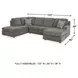 O'Phannon Putty 2-Piece LAF Sectional with Chaise