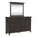 Eden Ridge Saddle Brown Dresser And Mirror