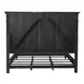 Paradise Valley Saddle Brown King Panel Bed