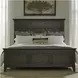 Paradise Valley Saddle Brown California King Panel Bed